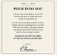POUR INTO YOU™ Daily Reminder Mug